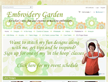 Tablet Screenshot of embroiderygarden.com